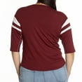 thumbnail image 2 of Women's Maroon Mississippi State Bulldogs Abigail Jersey T-Shirt, 2 of 2