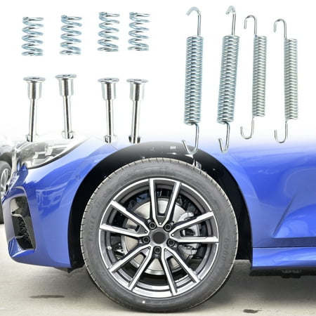 

Juliy Parking Brake Shoes Fitting Kit Durable Repairing Set 34410410825 for BMW E46 E90 E91