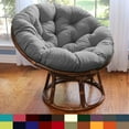 thumbnail image 4 of International Caravan Bali Rattan Papasan Chair-Grape, 4 of 4