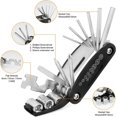 thumbnail image 3 of Kit de reparación de pinchazos de neumáticos para bicicleta, 29 piezas, autoadhesivos, sin pegamento, 30 parches y 2 escofinas de metal para bicicletas de montaña y de carretera,, 3 of 7