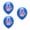 Blue, variant on Uxgjfwu Independence Day Balloons 3PCS Set Fourth of July Party Decorations Patriotic Event Supplies