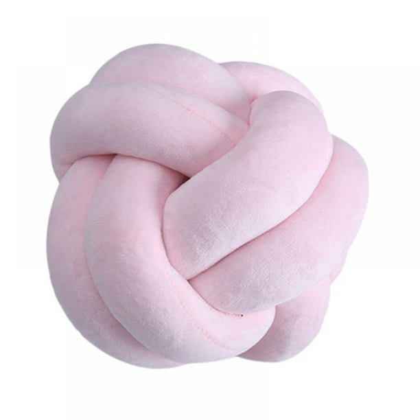 Novobey Knot Ball Pillow Decorative, Small Round Pillow