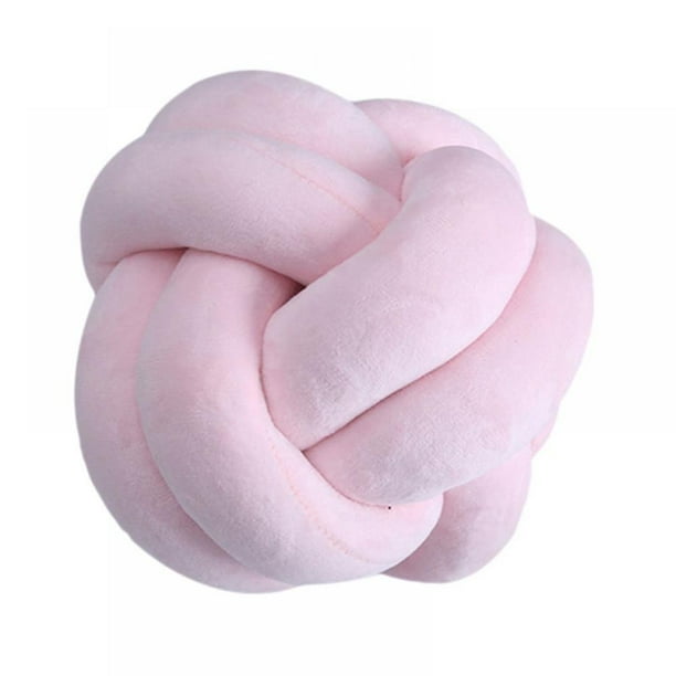 Novobey Knot Ball Pillow Decorative Throw Pillows Small Round Decoration Plush Cushion Sofa Bed Decor Com Novobey Knot Ball Pillow Decorative, Small Round Pillow