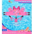 thumbnail image 6 of MoKo Kids Floaties Swim Vest for 13-30lbs/30-70lbs, Water Wing Arm Floaties Swimming Training Equipment, Rose Red Flamingo, 6 of 7