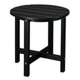 thumbnail image 5 of Tcbosik 18" Round Side Table, Wooden End Desk for Indoor Outdoor, Black, 5 of 10