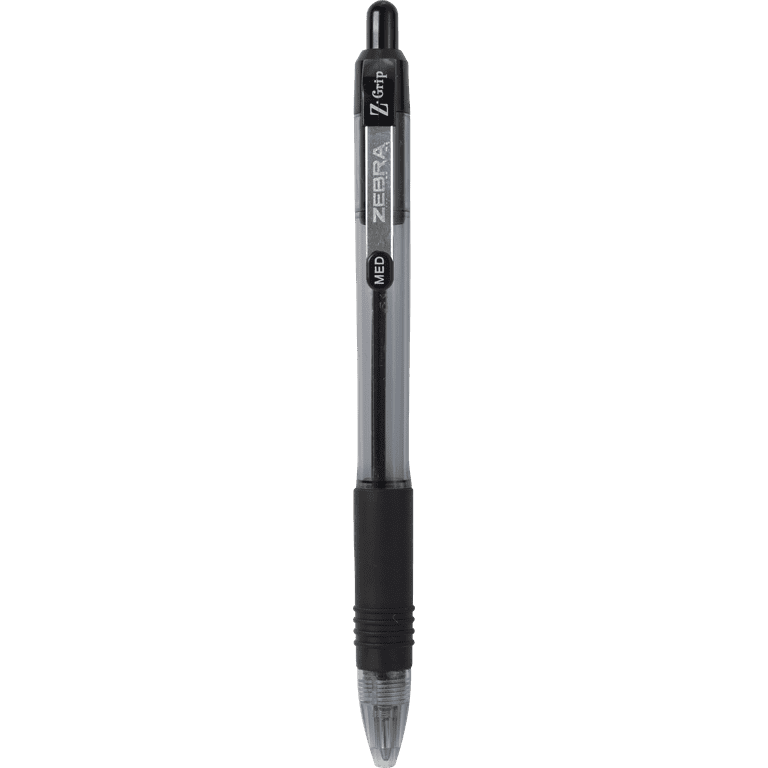 Black - Z-Grip Retractable Ballpoint Pen 1.0mm 18/Pkg - Zebra Pen