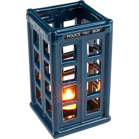Doctor Who Tardis Candle Holder Ceramic – Holds Tealight & Votive Candles – Officially Licensed – New Season Dr. Who Decor Gift for Teens Adults Men Women – 5.5 H Doctor Who Tardis Candle Holder Ceramic – Holds Tealight & Votive Candles – Officially Licensed – New Season Dr. Who Decor Gift for Teens Adults Men Women – 5.5 H