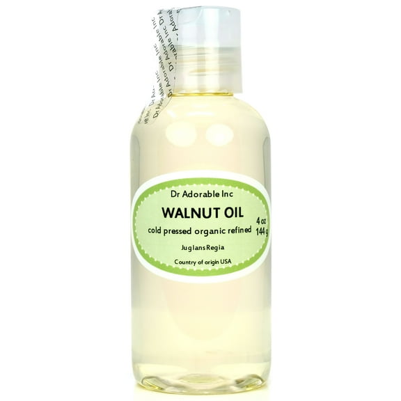 Dr Adorable - 4 oz - Walnut Oil - 100% Pure Natural Organic Cold Pressed
