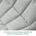 thumbnail image 6 of All Season Down Alternative Comforter Duvet Insert, Machine Washable Quilted with Corner Tabs, Light Grey, King, 6 of 7