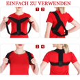 thumbnail image 3 of Hybrid Design Posture Corrector, Easy Adjustment for Desk Workers, Ergonomic Clavicle Support Brace, Breathable Material, Adjustable Back Support for Standing and Walking Improvement, 3 of 6