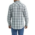thumbnail image 2 of Wrangler® Men's and Big Men's Regular Fit Long Sleeve Western Shirt, Sizes S-5XL, 2 of 3
