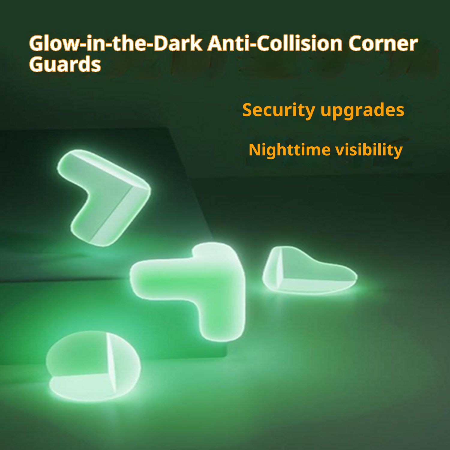 Yl-YANG Furniture Glass Table Desk Cupboard Corner Guards Clear Cushion Cover Protector Bumper 30pcs noctilucent