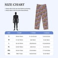 thumbnail image 4 of Logiee Retro Cassette Print Pajama Pants for Men,Men’s Pajama Bottoms,Mens PJ Pants with Pockets & Button Fly-X-Large, 4 of 6