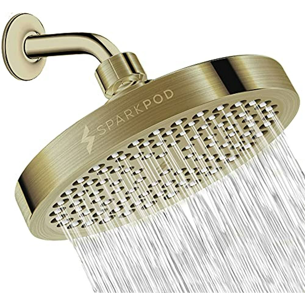 SparkPod Shower Head High Pressure Rain Luxury Modern Look Easy
