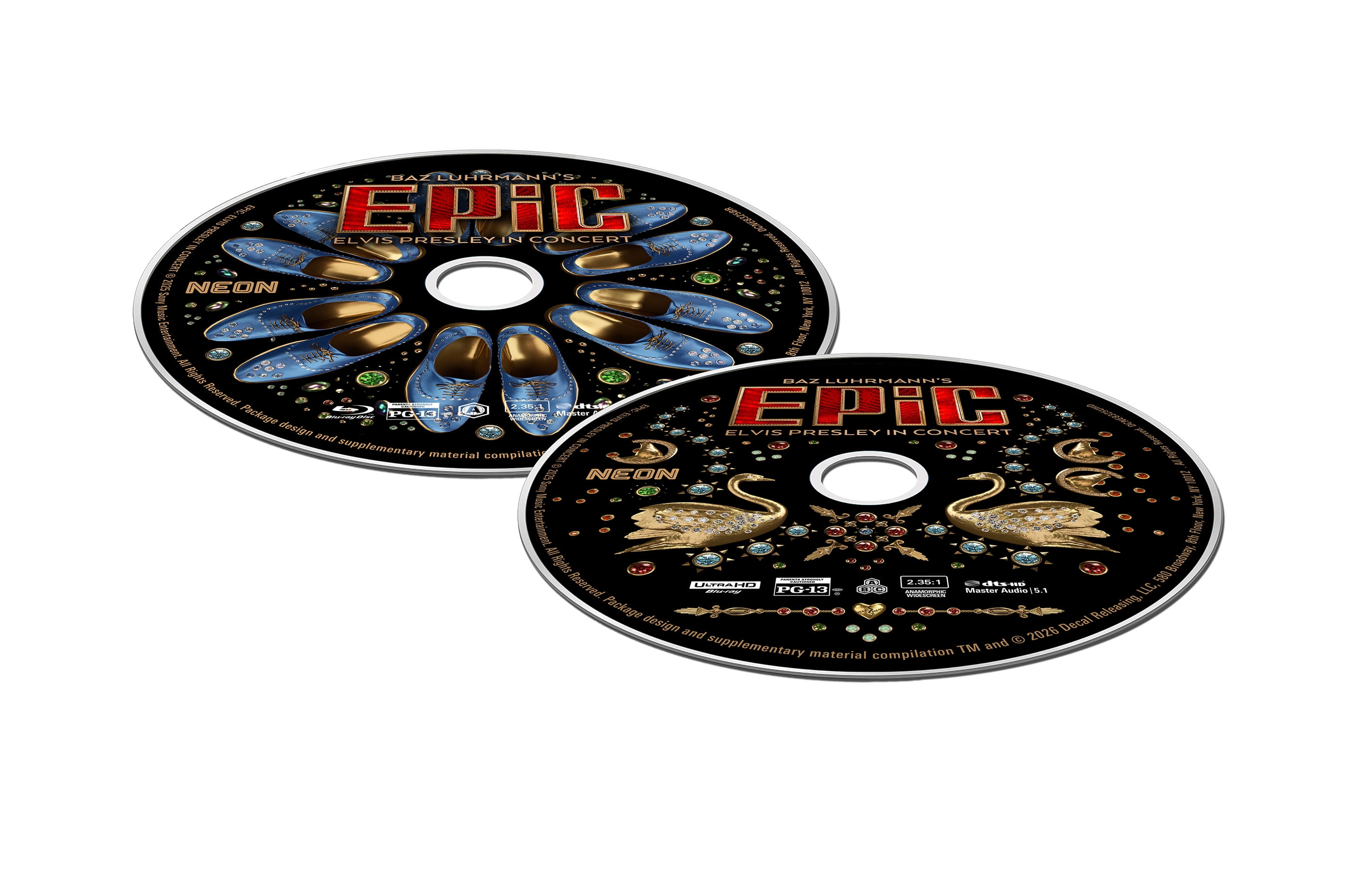 Epic: Elvis Presley In Concert (Deluxe Steelbook) (4K Ultra HD + Blu-ray) Decal - Neon, Documentary