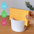 thumbnail image 3 of Diatomaceous Earth Sponge Holder Moisture Absorbing Quick Drying Reusable Kitchen Sink Sponge Rack Organizer, 3 of 8
