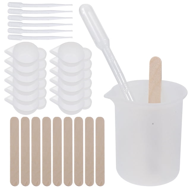 Phenofice 1 Set of Tools for Resin Making with Mixing Sticks Assorted Color for DIY Handmade Home Use