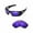 Purple, variant on Walleva 24K Gold Polarized Replacement Lenses for Oakley Crankcase Sunglasses