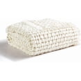 thumbnail image 2 of CREVENT 50"X60" Farmhouse Breathable Soft Waffle Throw Blanket for Couch Chair Bed, Outdoor Blanket for Travelling Wrap (Ivory), 2 of 6