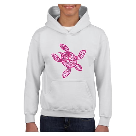 IWPF - Big Girls Hoodies and Sweatshirts - Sea Turtle Hawaii