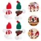 thumbnail image 3 of 10 botellas de bebida navideñas de hombre de jengibre con 10 sombreros y 10 bufandas, botellas de plástico reutilizables para jugo de Navidad con tapas, recipientes transparentes para jugo y bebida, 3 of 6