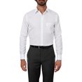 thumbnail image 2 of Van Heusen Chemise Habillée Homme Popeline Coupe Régulière Col Pointu Uni, Blanc, Col 16.5 Pouces Manches 32 Pouces-33 Pouces, 2 of 2