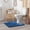 Blue, variant on Velvet Memory Foam Bath Mat, Non-Slip Bathroom Rugs, Ultra Soft Plush Bath Rugs, Machine Washable, Quick Drying Bath Mats for Bathroom Spa