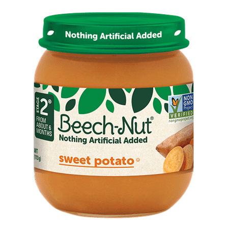 Beech-Nut Stage 2, Sweet Potato Baby Food, 4 oz Jar