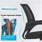 BestOffice Ergonomic Office Chair, Lumbar Support, Adjustable Height with Armrests for Adults(Black)