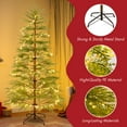 thumbnail image 3 of 6 Feet Artificial Full Christmas Tree Includes LED Lights and Metal Stand, 612 Tips Full Tree,Xmas Decoration, 3 of 7