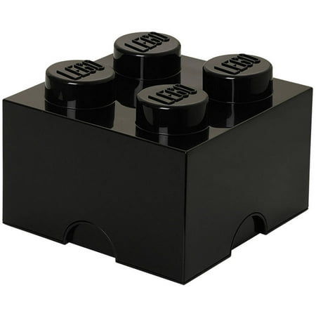 LEGO 4 Brick Storage Case - Black