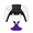 Purple, variant on 3D Printed Gaming Controller Holder Stand for PS5 Xbox PS4, Desktop Mount, Phone Holder, Gaming Accessories (Red)