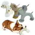 thumbnail image 1 of Pet Dog Plush Animal Chewing Toy Wear-resistant Squeak Cute Toys Soft Plush Stuffed for Dog Puppy Teddy Interactive Toy SuppliesElephant He Qiyong unisex, 1 of 1