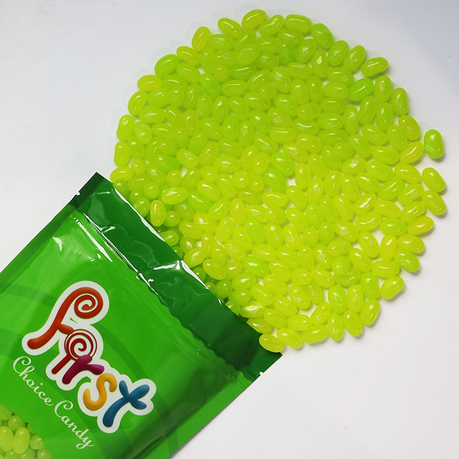 FirstChoiceCandy Jelly Belly Lemon Lime Jelly Beans 1 Pound Resealable