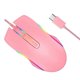 thumbnail image 3 of Ergonomic USB-C Mouse With RGB Lighting For Women And Gamers Suitable For Gaming And Office Work In Pink Color 1Pcs, 3 of 3