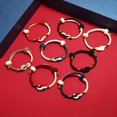 thumbnail image 3 of Pulseras de nudo trenzado yuxing hechas a mano dijes colores variados ajustable rojo, 3 of 4