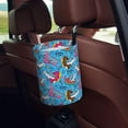 thumbnail image 5 of Honeii Sharks Summer Print Waterproof Car Trash Can,Waterproof Portable Collapsible Trash Can,Garbage Container fits Most Cars,SUVs,and Trucks, 5 of 7