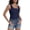 Navy Blue, variant on Women Tank Top with Built-in Bra, Crop Camisole Sleeveless Cami, Wireless Stretch Support Top,Navy Blue,L