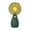 Green, variant on RoamHome Electric Mini Fan Charging Small Fans USB Rechargeable Handheld 250mAh Battery Powered Portable Fans Personal Cooling Fan That Blows Cold Air (Green)
