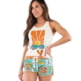 thumbnail image 1 of LazyOne Matching Pajamas for Women, Cute Pajama Shorts and Tank Top Set (Flip Flop, Large), 1 of 7