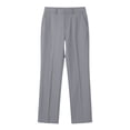 thumbnail image 5 of cocolona Womens High Waist Business Casual Dress Pants Elastic Waist Straight Wide Leg Commute Work Pants with Pockets, 5 of 5
