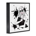 thumbnail image 2 of Stupell Industries Art Deco Black Bag Elegance & Glamour Black Framed Giclee Art, 17 x 17, by Martina Pavlova, 2 of 8