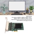 thumbnail image 4 of Adaptador De Servidor PCIe Gigabit Ethernet, Tarjeta De Red PCIe X1 Instalación Fácil Profesional De 4 Puertos Para Computadora Portátil Para PC, 4 of 7