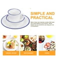 thumbnail image 2 of 1 Set of Retro Bowl Dish Bowl Household Drinking Cup Kitchen Bowl Plate Kitchen Tableware, 2 of 9