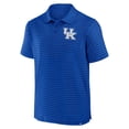 thumbnail image 2 of Men's Fanatics Royal Kentucky Wildcats Victory Calls Stripe Polo, 2 of 3