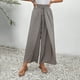 thumbnail image 3 of WILLBEST Pantalones Casuales de Mujer, Culotte de Pierna Ancha con Diseño Floral y Abertura Lateral para Un Uso Diario Cómodo. Chica, 3 of 6