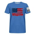 thumbnail image 4 of CFLVAEK American Flag Shirts Men Big and Tall 4th of July Tshirts Casual Short Sleeve Summer T Shirts Loose Crewneck Independence Day Patriotic Tops XXXXXL, 4 of 6