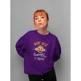 thumbnail image 2 of More Bass - Superior Clubbing Retro Emoji DJ Women's Sweatshirt, 2 of 4