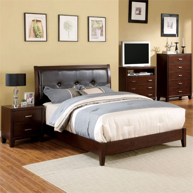 Furniture of America Jeinske 3 Piece California King Bedroom Set