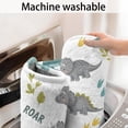 thumbnail image 5 of White ROAR Text Dinosaurs Pattern Bathroom Rugs Mat,Non Slip Microfiber Bathroom Rug,Rubber Backing,Soft Bathroom Mats for Bathroom Floor,Tub and Shower,20x32in(50x80cm), 5 of 5